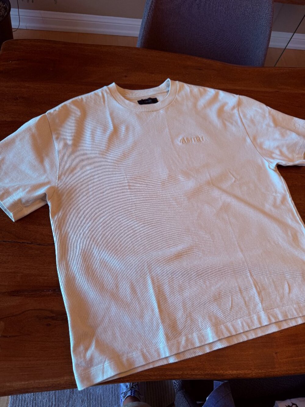 Embroidered AMIRI logo oversize T-shirt